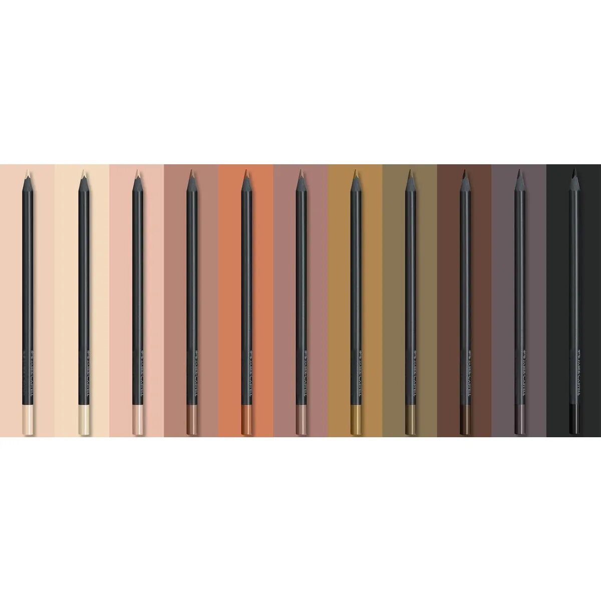 Faber-Castell Buntstifte Black Edition Skin Tones 12er