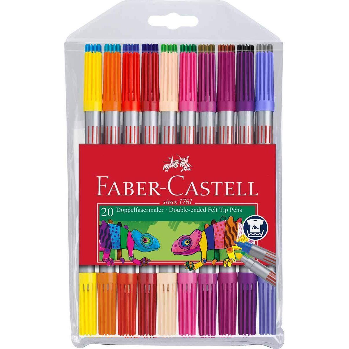 Faber-Castell Doppelfasermaler, 20 Stück