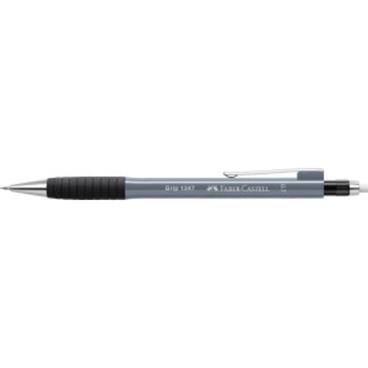 Faber-Castell Druckbleistift Grip 1347 0,7 mm B mit Radierer stone grey