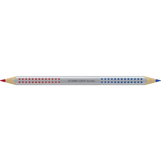 Faber-Castell Jumbo Grip Silbentrennstift, rot/blau