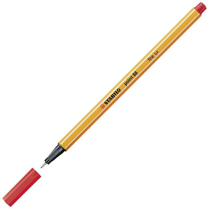 Fineliner - STABILO point 88 - Einzelstift - rot