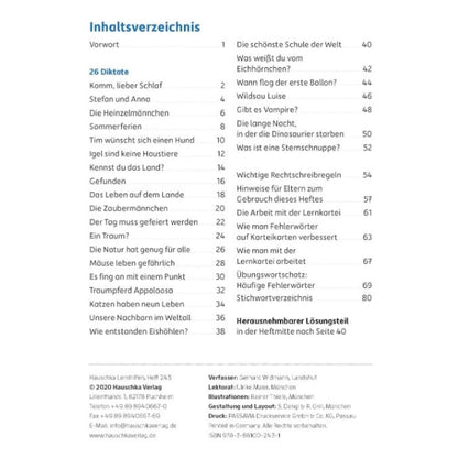 Hauschka Verlag Diktate 3./4. Klasse