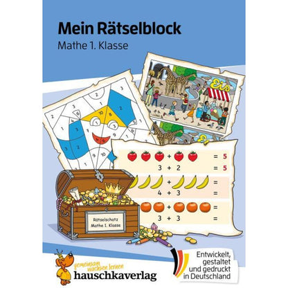 Hauschka Verlag Mein Rätselblock Mathe 1. Klasse, DIN A5