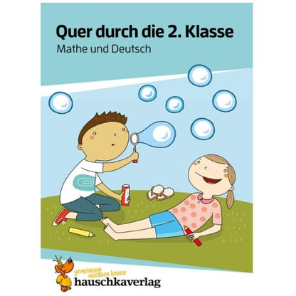 Hauschka Verlag Quer durch die 2. Klasse, Mathe und Deutsch Übungsblock