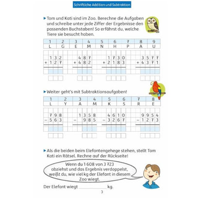 Hauschka Verlag Quer durch die 4. Klasse, Mathe und Deutsch Übungsblock