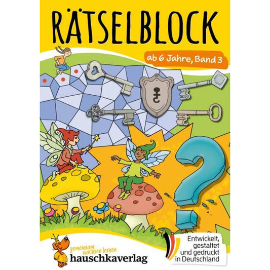 Hauschka Verlag Rätselblock ab 6 Jahre, Band 3