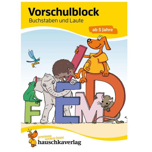 Hauschka Verlag Vorschulblock Buchstaben und Laute