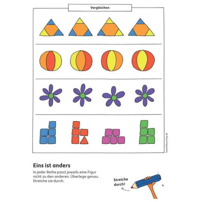 Hauschka Verlag Vorschulblock Logisches Denken, rätseln und knobeln ab 5 Jahre