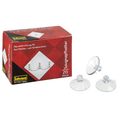 Idena Saugnapfhalter für Lichterketten- und Netze, 20 Stück