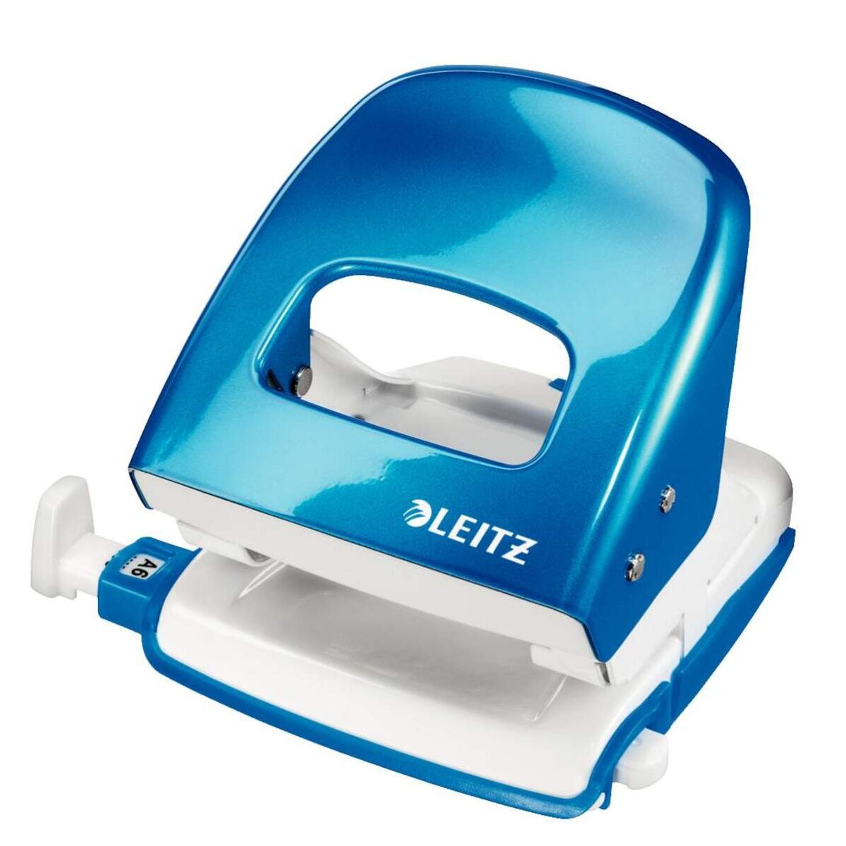 Leitz NeXXt Series WOW Bürolocher, 30 Blatt, blau metallic