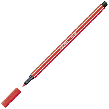 Premium-Filzstift - STABILO Pen 68 ColorParade - 20er Tischset in rot/blau - mit 20 verschiedenen Farben