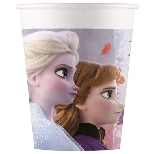 Procos Frozen 2 Pappbecher 200 ml, 8 Stück