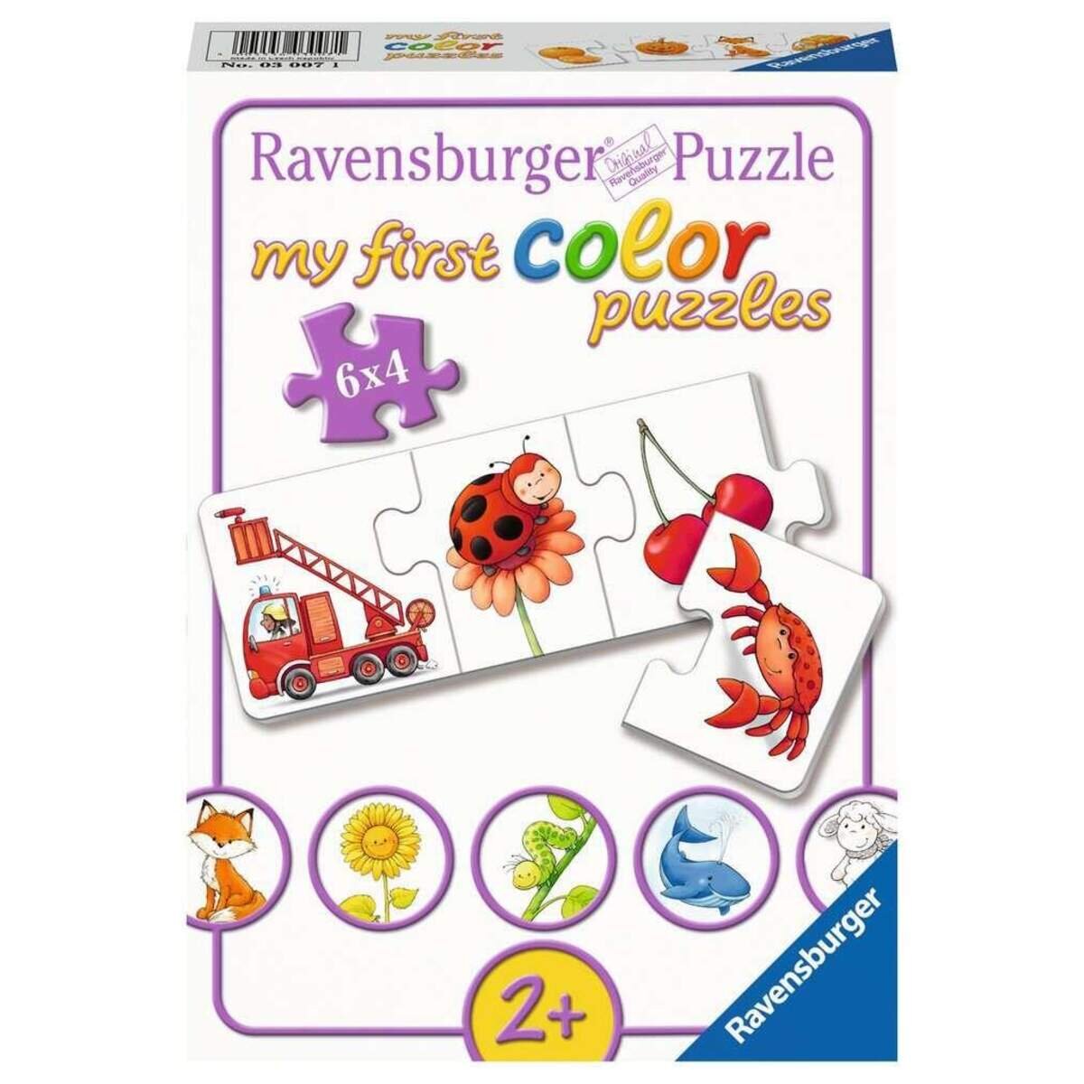 Ravensburger Kinderpuzzle Alle meine Farben, 6x4 Teile