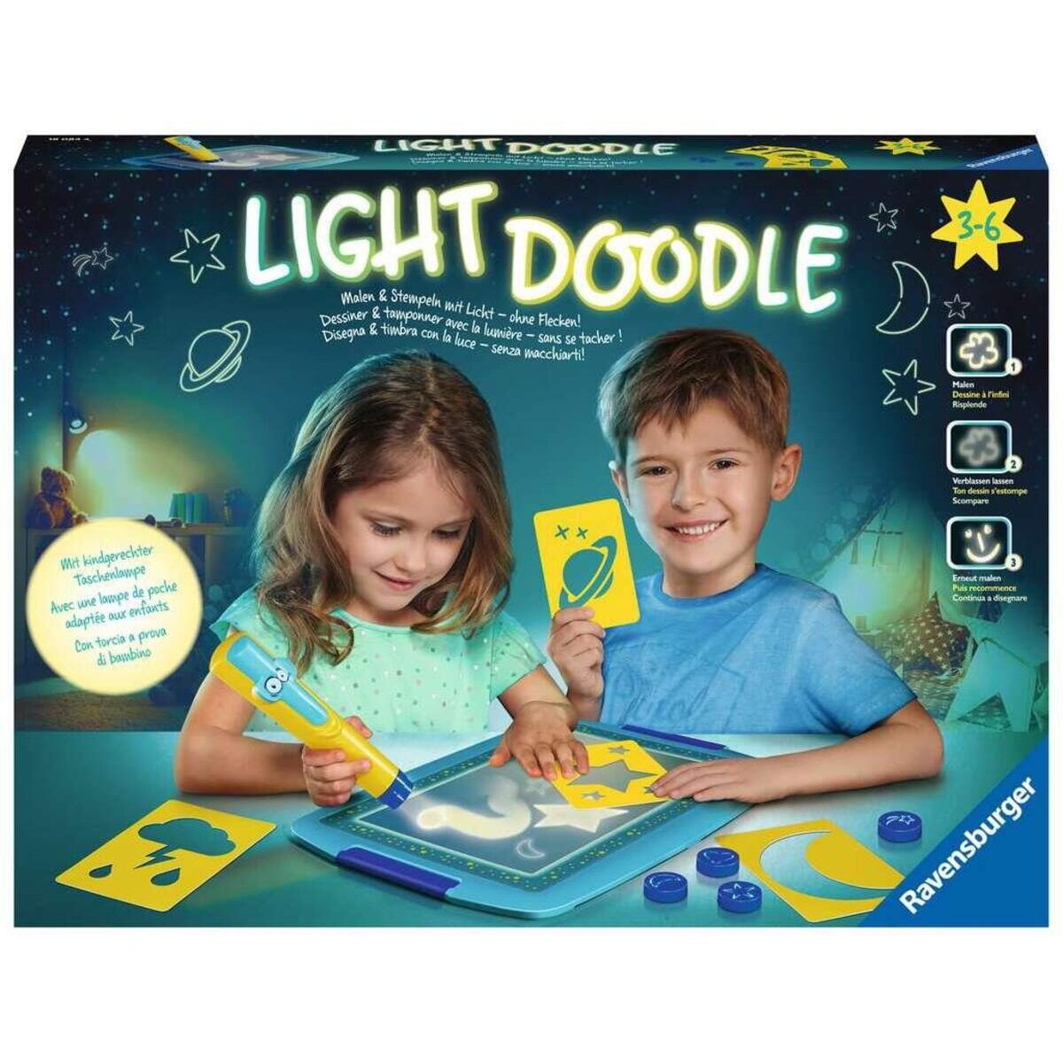 Ravensburger Light Doodle Moon & Stars