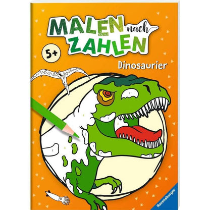 Ravensburger Malen nach Zahlen Malbuch Dinosaurier