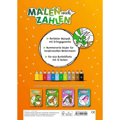 Ravensburger Malen nach Zahlen Malbuch Dinosaurier