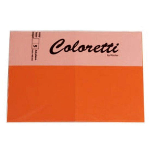 Rössler Coloretti Karten, A6, hd-pl, 225gm², apfelsine, 5 Stück