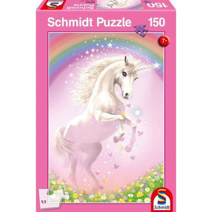 Schmidt Spiele KinderPuzzle - Rosa Einhorn, 150 Teile