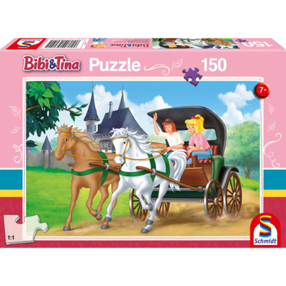 Schmidt Spiele Puzzle - Bibi & Tina Kutschfahrt, 150 Teile