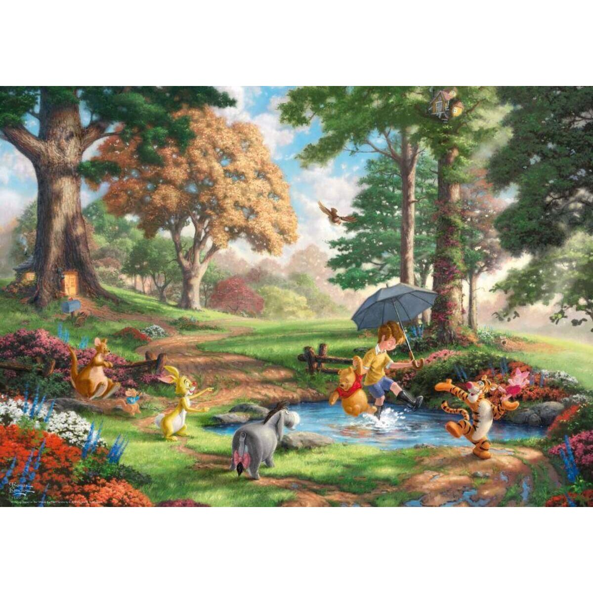 Schmidt Spiele Puzzle - Thomas Kinkade Disney Winnie The Pooh, 1000 Teile