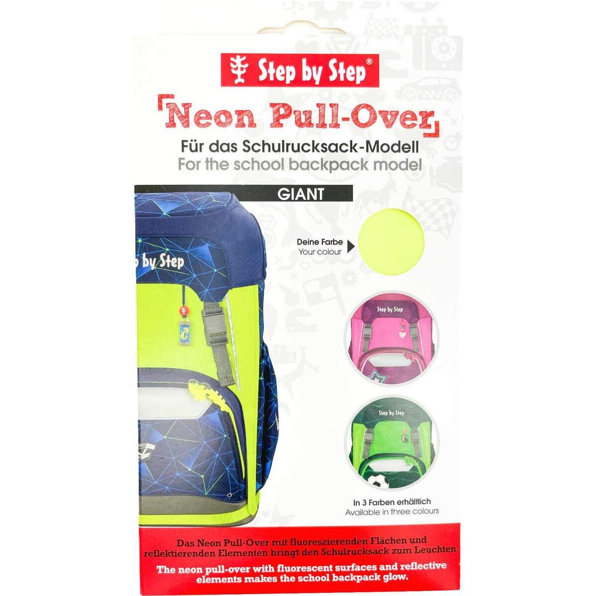 Step by Step Giant Neon Pull-Over Gelb - mehr Sicherheit und Schutz