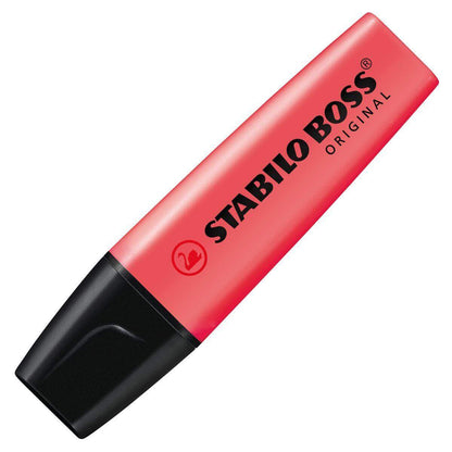 Textmarker - STABILO BOSS ORIGINAL - Einzelstift - rot