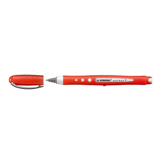 Tintenroller - STABILO worker+ colorful - medium - Einzelstift - rot