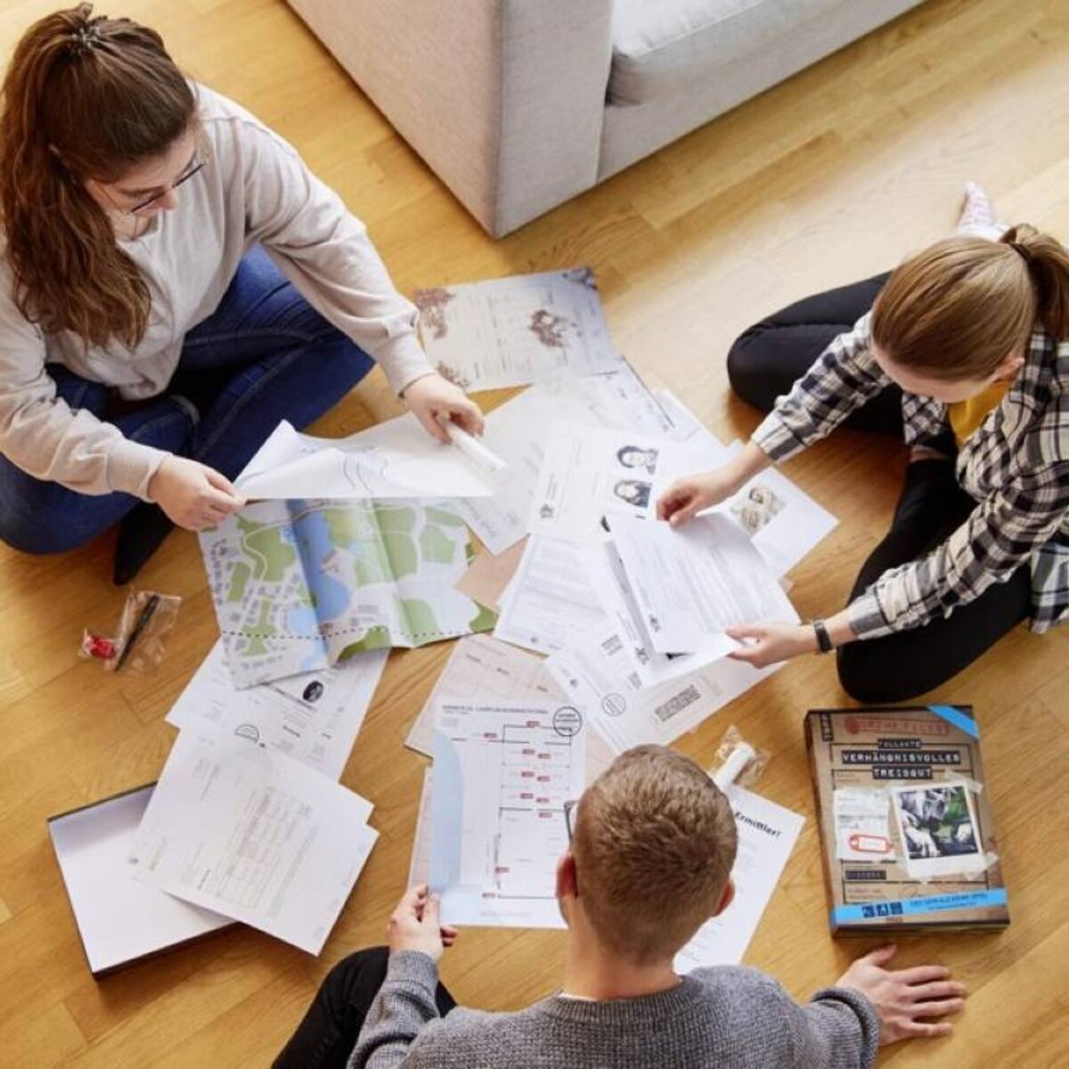 Topp Crime Files Fallakte Verhängnisvolles Treibgut Detektivspiel bis zu 4 Spieler