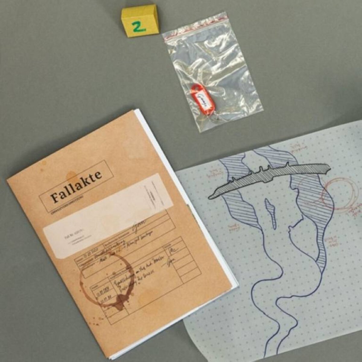 Topp Crime Files Fallakte Verhängnisvolles Treibgut Detektivspiel bis zu 4 Spieler