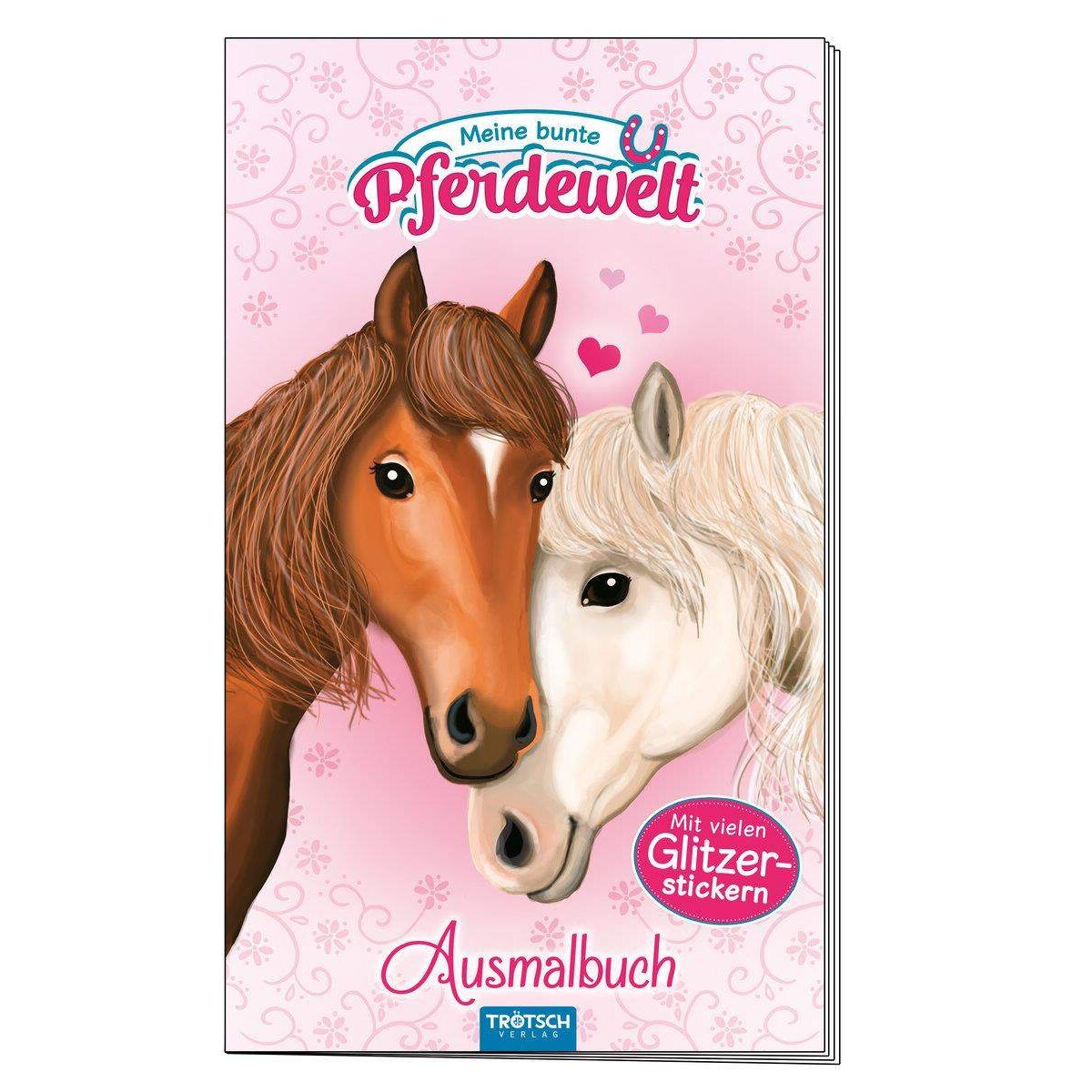 Trötsch Malbuch Meine bunte Pferdewelt mit Stickern