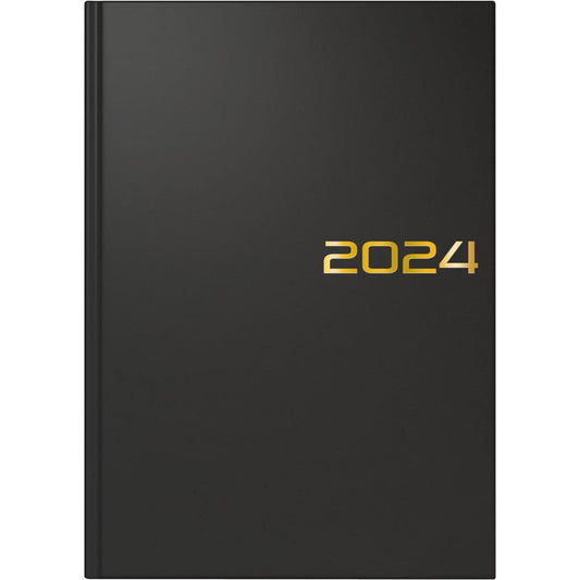 BRUNNEN Tageskalender Buchkalender Modell 795, 2024, Blattgröße 14,5 x 20,6 cm