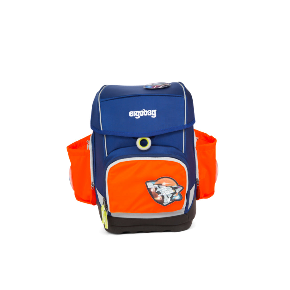 ergobag CUBO Seitentaschen Zip-Set orange