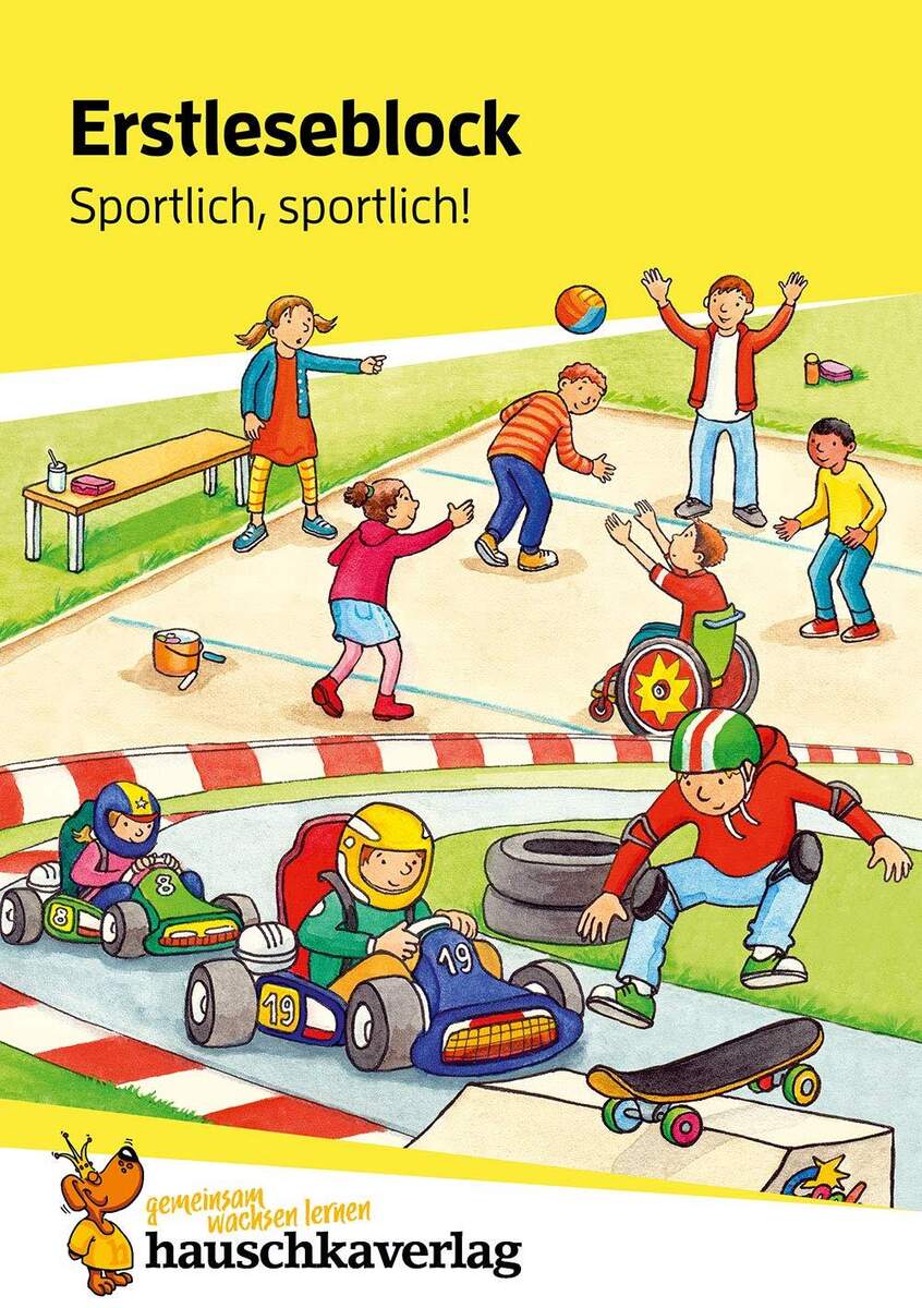 Hauschka Verlag Erstleseblock - Sportlich, sportlich!, A5-Block