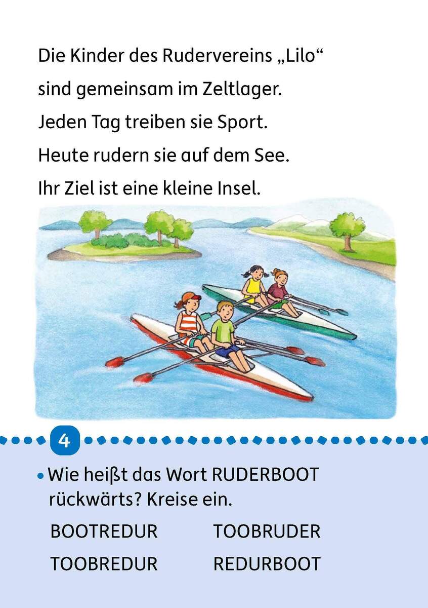 Hauschka Verlag Erstleseblock - Sportlich, sportlich!, A5-Block