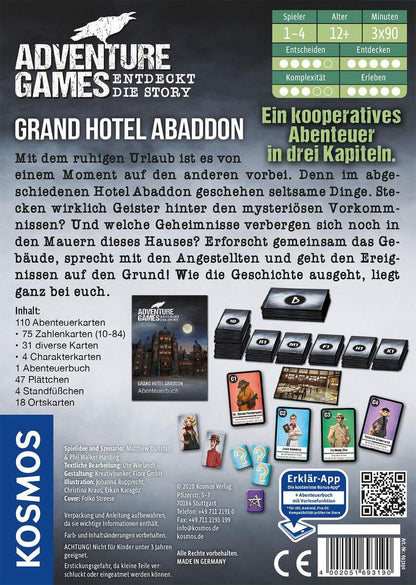 KOSMOS Adventure Games Grand Hotel Abaddon