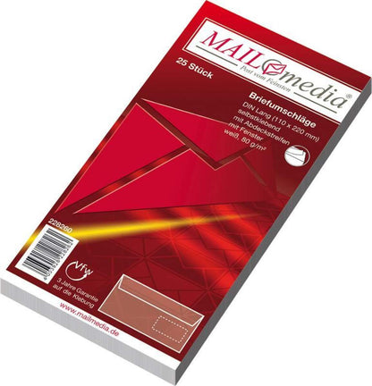 MAILmedia 1000 (40x 25Stk) Briefumschläge Din lang Fenster haftklebend