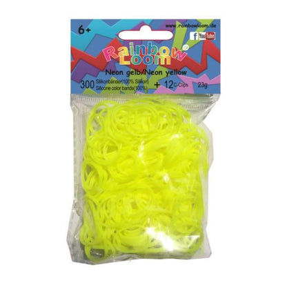 Original Rainbow Loom® Silikonbänder Neon, gelb