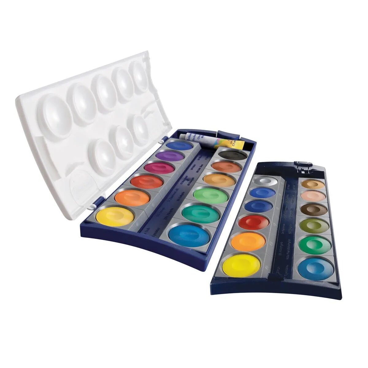 Pelikan Deckfarbkasten K24 mit 24 Farben und 1 Tube Deckweiß