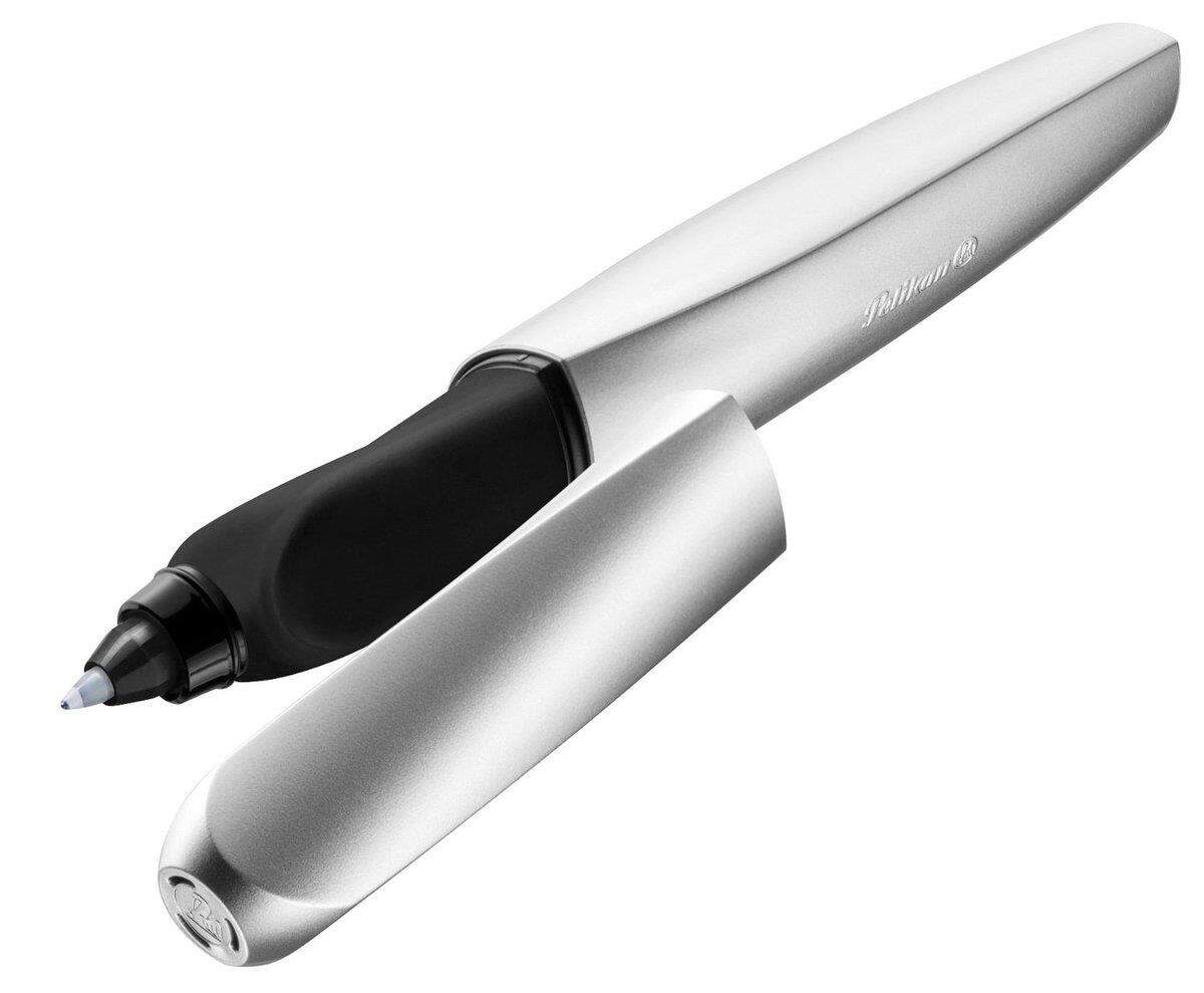 Pelikan Twist® Tintenroller Silver, universell für Rechts- und Linkshänder