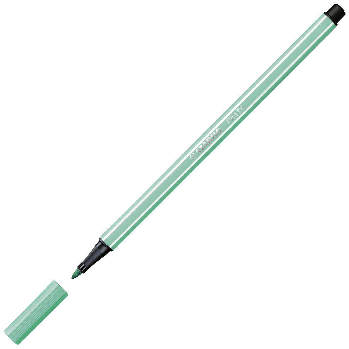 Premium-Filzstift - STABILO Pen 68 - Einzelstift - eisgrün