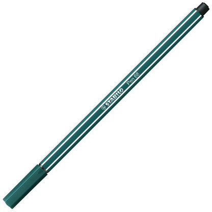 Premium-Filzstift - STABILO Pen 68 - Einzelstift - blaugrün