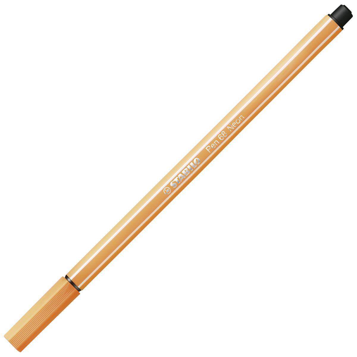 Premium-Filzstift - STABILO Pen 68 - Einzelstift - neonorange