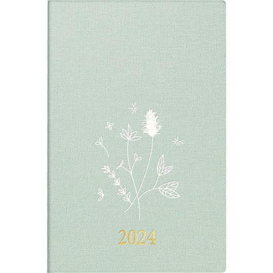 rido/idé Wochenkalender Taschenkalender Wild Flowers 2024